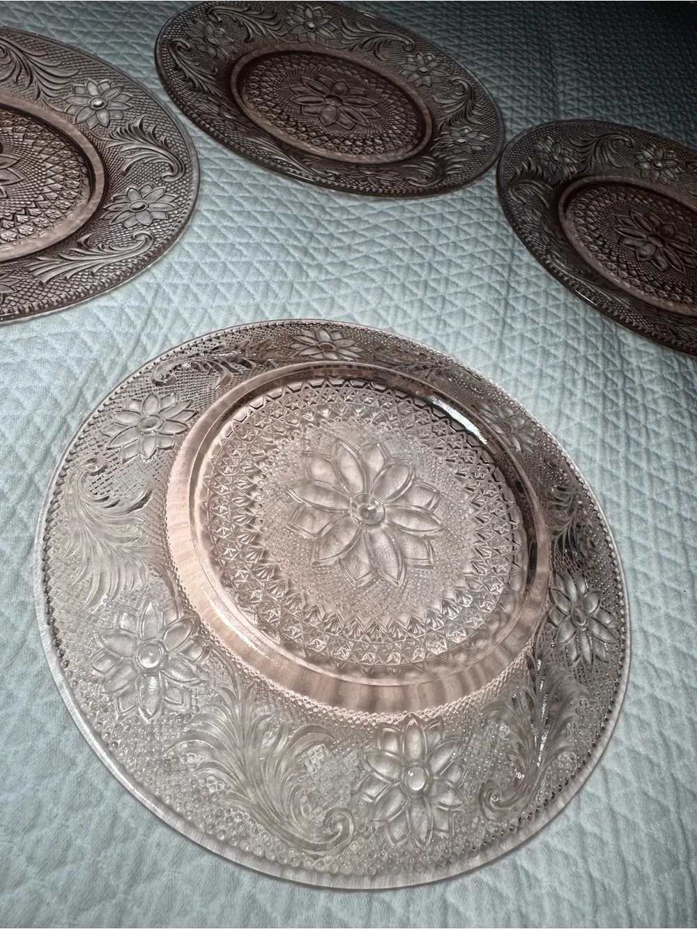 Indiana Glass features ornate